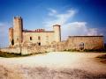 background: Ancient building